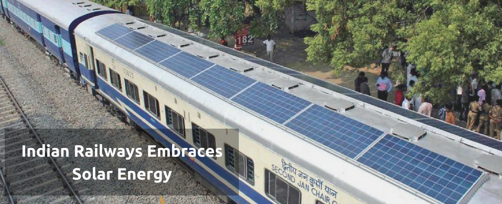 The Solar Power-augmented Train Exemplifies India’s Endeavor Towards Renewable Energy