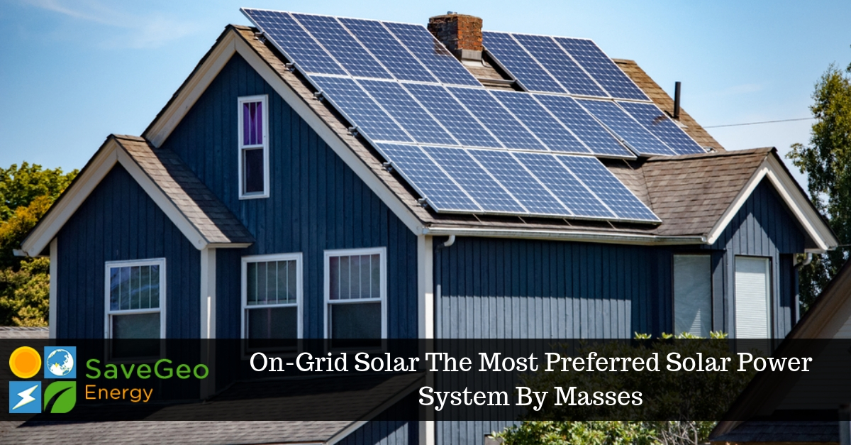 On-Grid Solar Power System Is Essential And Cost-Effective